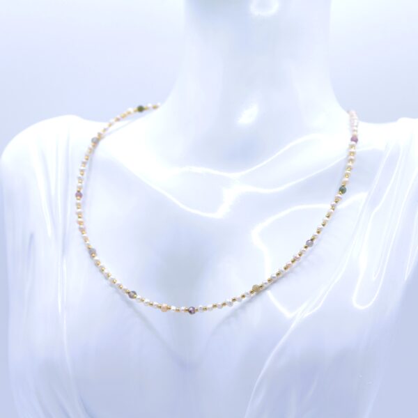 Pearl and Tourmaline Necklace✨ - Image 3