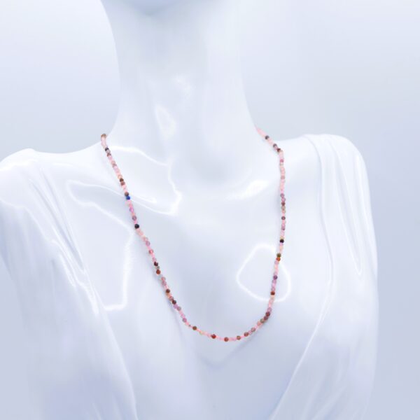 Evelyne necklace (agate/apatite/tourmaline)✨ - Image 2