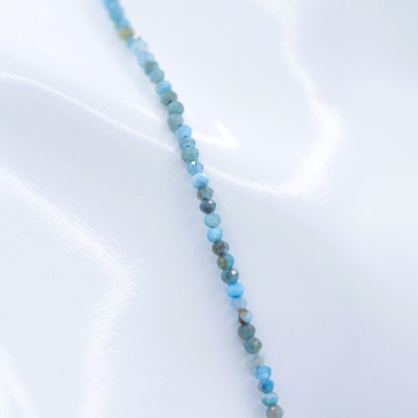 Evelyne necklace (agate/apatite/tourmaline)✨ - Image 5
