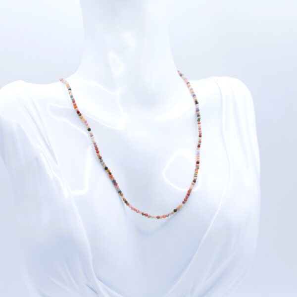 Evelyne necklace (agate/apatite/tourmaline)✨ - Image 6