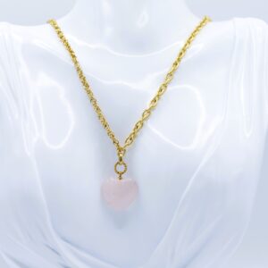 Collana Crystal❤️Quarzo Rosa