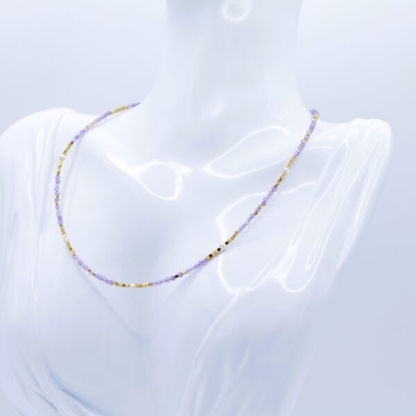 Collier Angel🪽(Amethyst/Tiger's Eye/Rose Quartz/Diaspro) - Image 3