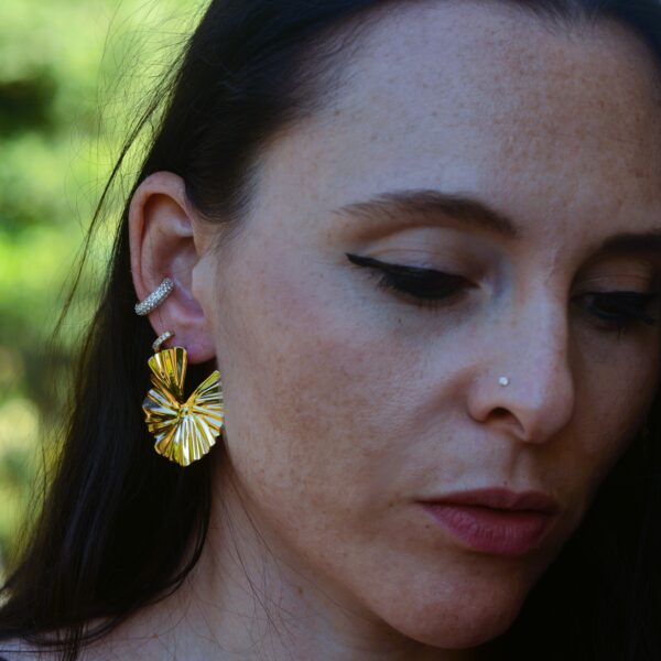 Water Lily Earrings - Image 4