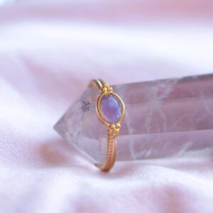 Anello ovale di Ametista💜