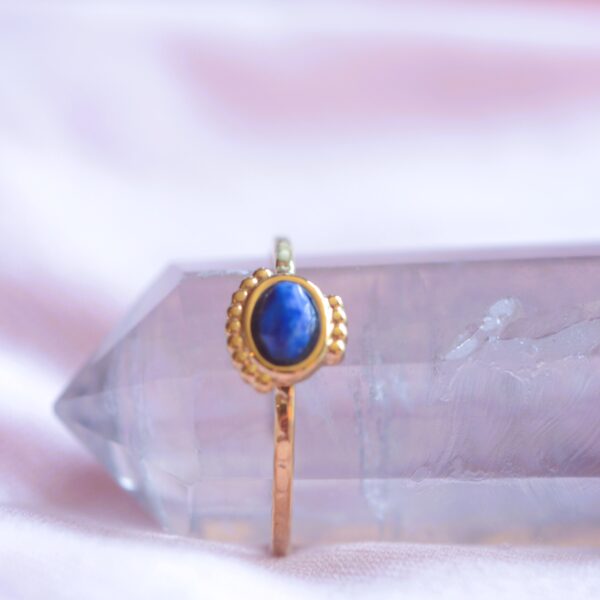 Anello Crown Lapislazzuli/Amazzonite✨ - immagine 3