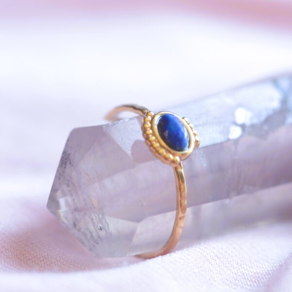 Anello Crown Lapislazzuli/Amazzonite✨ - immagine 2