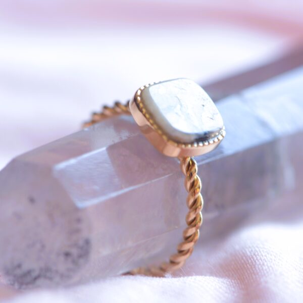 Dalmatian Jasper Stone Ring✨ - Image 2