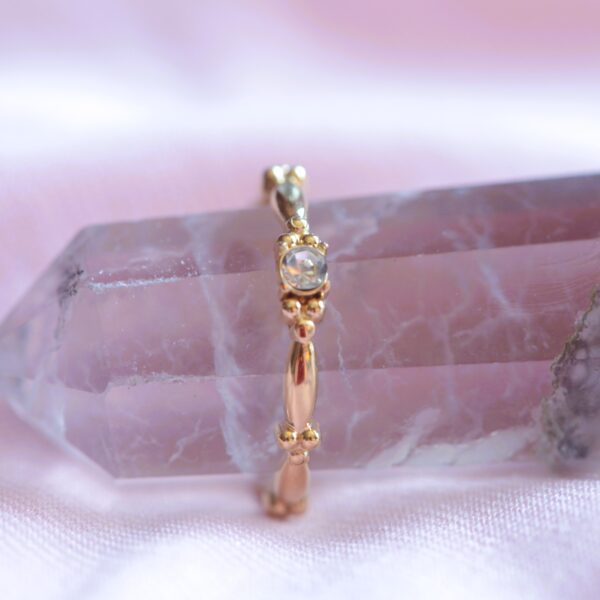 Gold/Silver solitaire ring✨ - Image 4