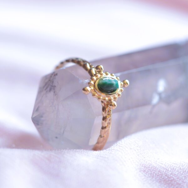 Green Jasper Stone Ring💚 - Image 2