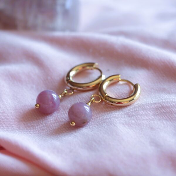 Jane✨(rose quartz, amethyst, amazonite) earrings