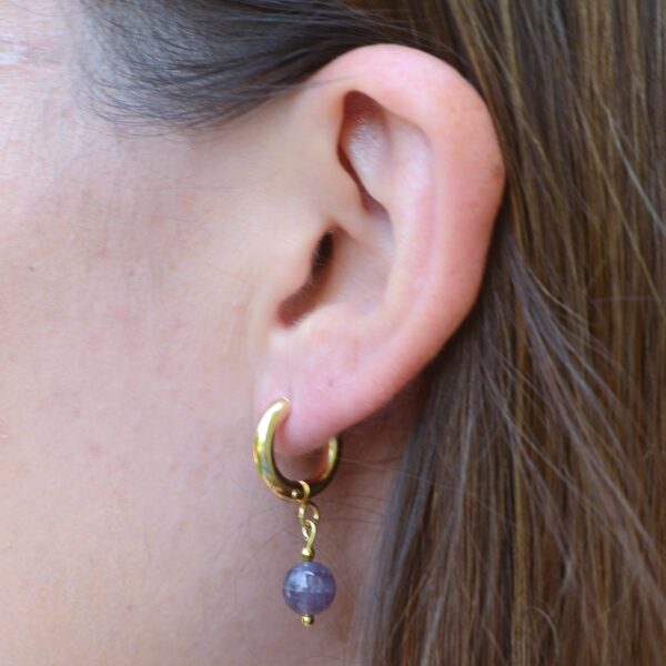 Jane✨(rose quartz, amethyst, amazonite) earrings - Image 5