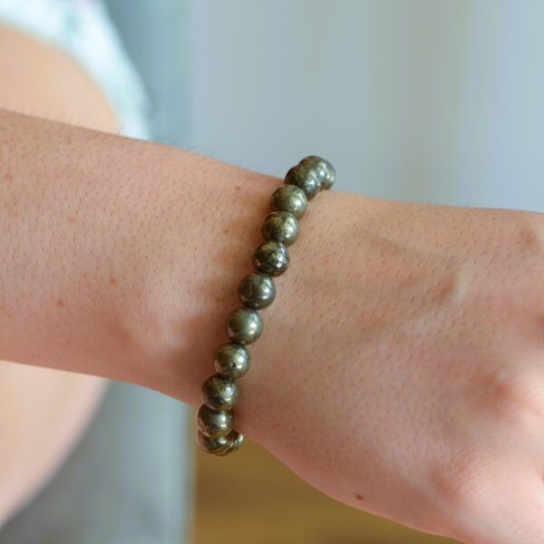 Selenite/Pyrite Bracelet🤍 - Image 2