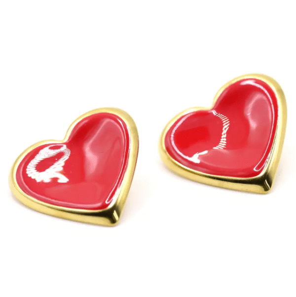 Orecchini Red Love - immagine 3