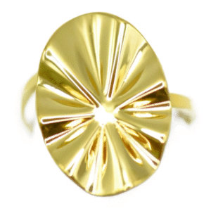 Anello Foglia dorata