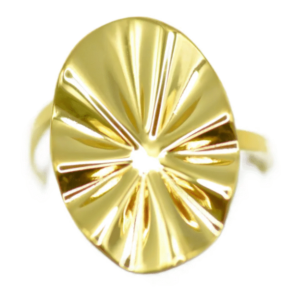 Anello Foglia dorata