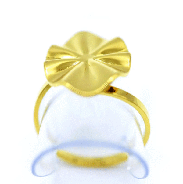Anello Foglia dorata - immagine 2