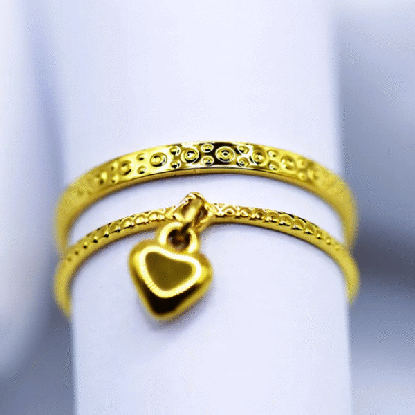 Anello le due vie del Cuore
