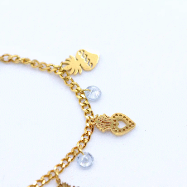 Bracciale Cuori Sacri e zirconi - immagine 4