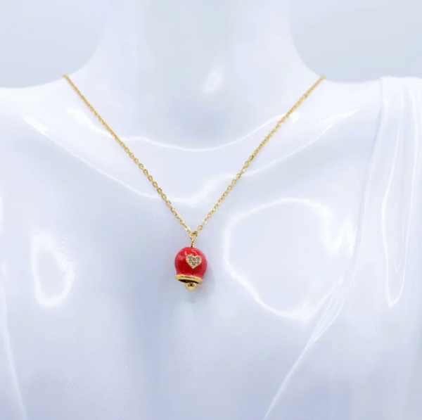 Necklace calls Angels the Bell (red/white) - Image 2