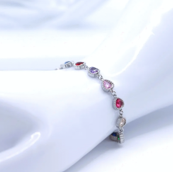 Rainbow Hearts Bracelet - Image 2