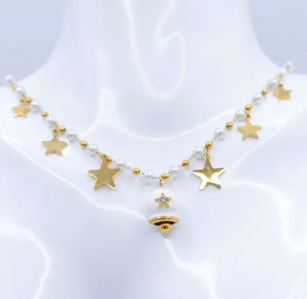 Stars and Bell Necklace
