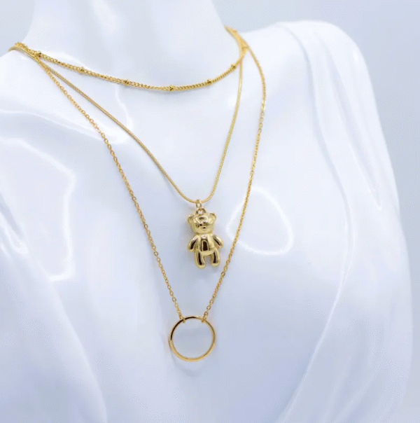 Teddy Bear pendant necklace - Image 2