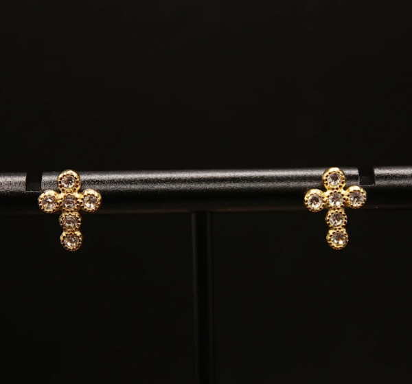 Croix Lobe Earrings