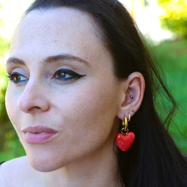 Big Heart Earrings