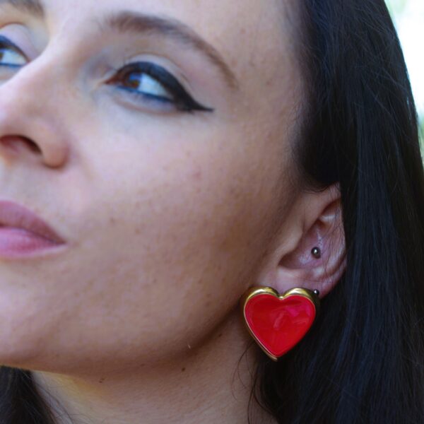 Orecchini Red Love