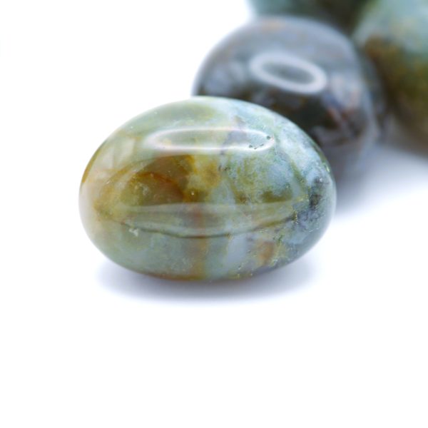 Tumbled musk agate✨💚 - Image 3