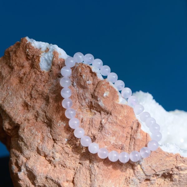 Bracciale di Calcite Rosa❤️‍🔥6mm elastico